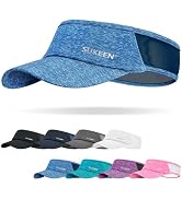 Sukeen Sports Sun Visor Men Women Lightweight Portable Cooling Stretchy Visor Hat for Running, Go...