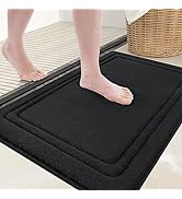 Grandaily Memory Foam Bath Mat Rug 24x16, Ultra Soft, Non-Slip and Absorbent Bathroom Rugs, Machi...