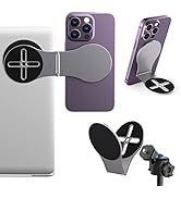CloudValley Magnetic Phone Holder for Laptop & Car, Adjustable Tripod Mount Adapter Designed for ...
