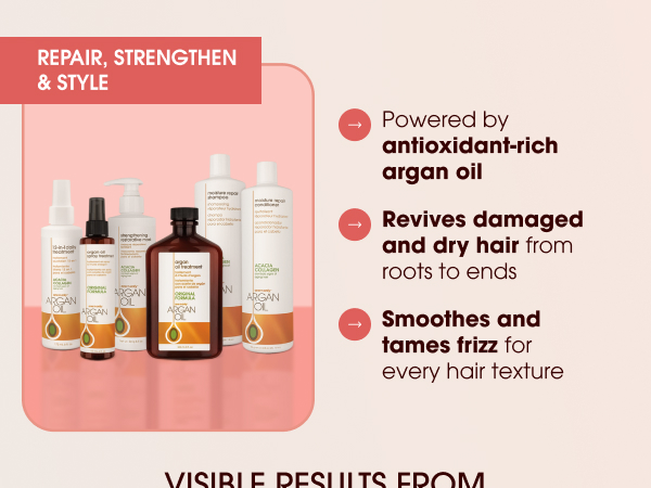 repair damaged hair argan oil