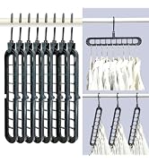 Wonder Hanger Slide Space Saving Clothes Hanger Organizer 8-Pack Easily Cascades Down to Maximize...