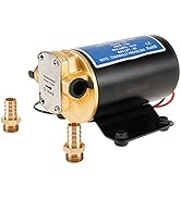 Amarine Made 12V Scavenge Impellor Gear Pump- for Diesel Fuel Scavenge Oil Transfer 3.2GPM 12LPM ...