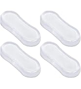 4Pcs Toilet Seat Bumper Set, Silicone Strong Adhesive Toilet Seats Lid Bumpers, Toilet Seat Buffe...