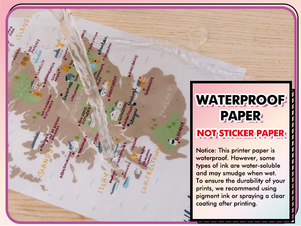 waterproof paper