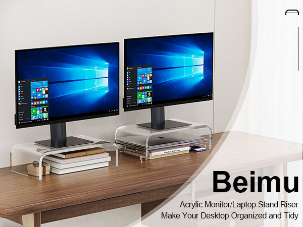 Clear Computer Stand