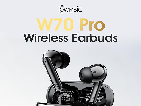 wireless earbuds with ENC noise cancelling, Bluetooth 5.4, and ergonomic comfort for all-day use