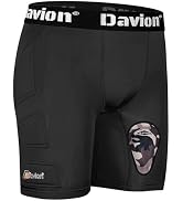 Davion Youth Sliding Padding Shorts with Soft Protective Athletic Cup Boys Briefs Underwear for F...