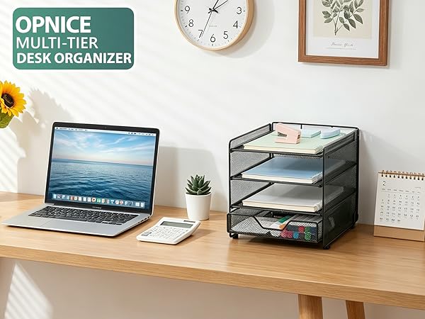 desk organizer and accessories