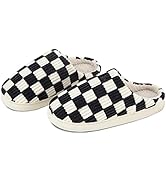 kissxiaoya Unisex House Slippers, Plaid Scuff Slides, Womens Cozy Memory Foam Slipper, Slip on Wa...