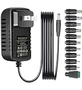 Universal 15V Power Supply 2A 3A with 11 DC Plug Tips AC to DC15Volt 2.5A 2A 1.5A 1A Switching Po...