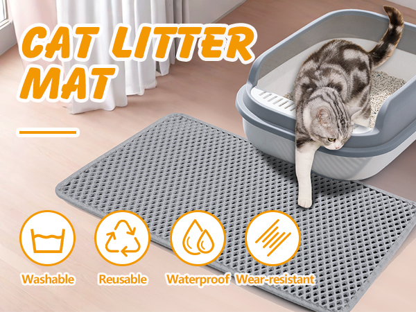 Double Layer Cat Litter Mat