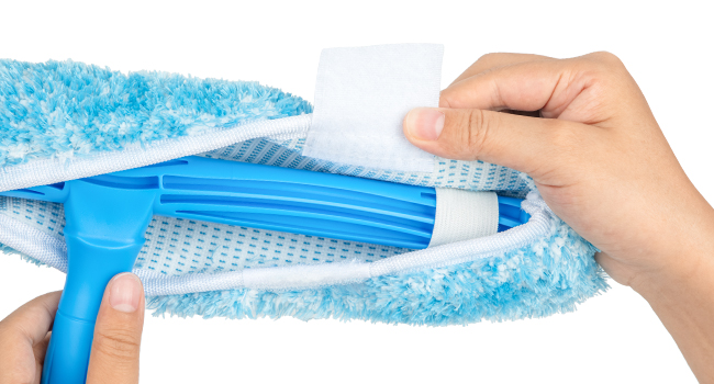 MR.SIGA Professional Window Squeegee & Microfiber Window Scrubber