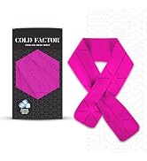 COLD FACTOR Mini Cooling Neck Towel - Cooling Towel for Running, Cold Towels for Sports, Golf, Co...
