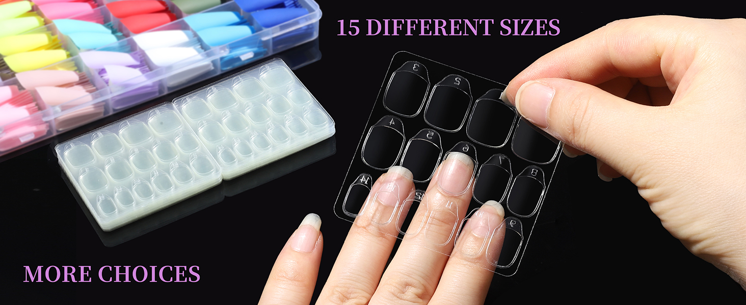 15 Different Sizes