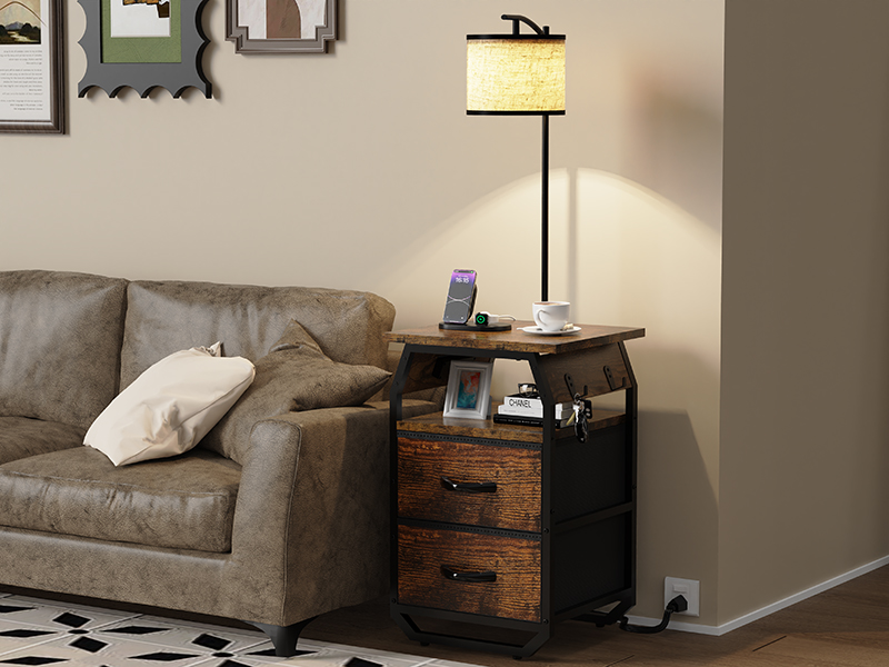 end table with lamp floor lamps with table night stand with lamp floor lamp table combo