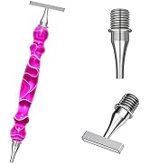 LEIYULY 3PCS Diamond Art Pen, with 1, 6 Beads Stainless Steel Nibs, Ergonomic Diamond Art Pen, 5D...