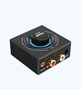 YMOO B06T3 Bluetooth 5.3 Receiver, 100ft RCA Bluetooth Audio Adapter for 3.5mm Jack AUX HiFi Home...
