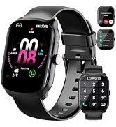 Qecnato Smart Watch for Men Women (Dial/Answer Calls), Heart Rate/Sleep Monitor Fitness Smartwatc...
