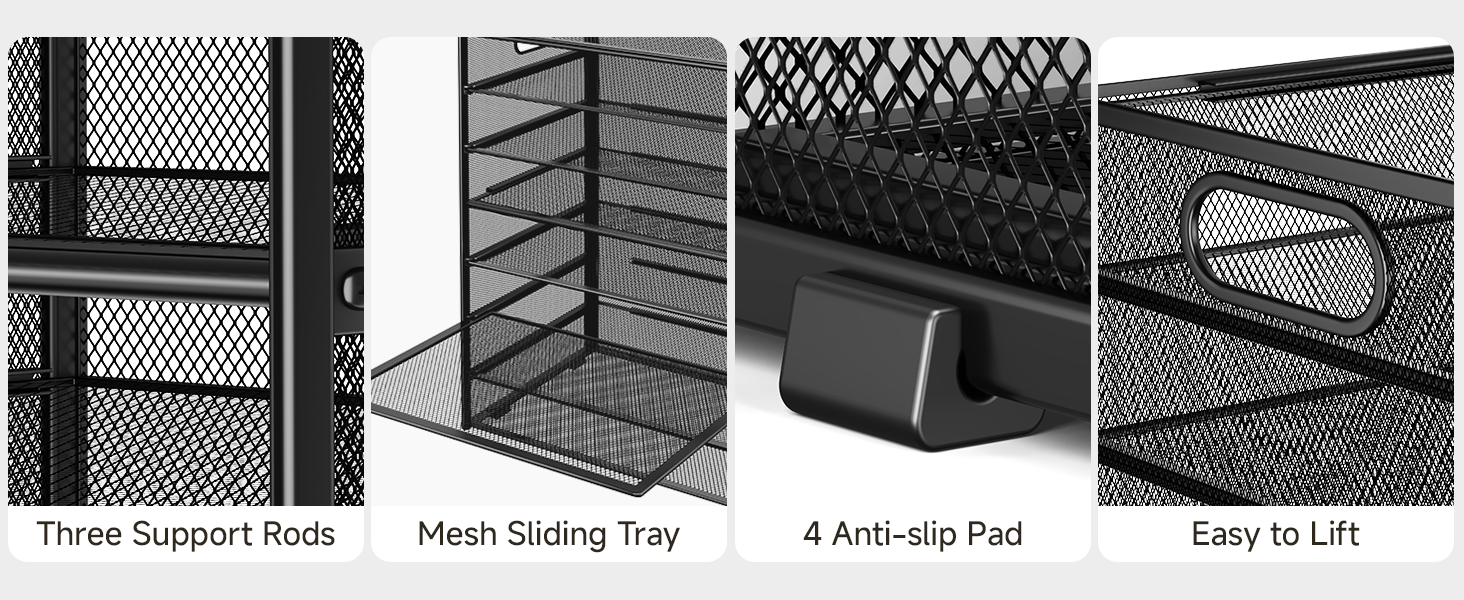 details for desk file organizer
