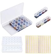 Coopache 2 Pack 28 Slots Diamond Embroidery Boxs, 5D Diamond Painting Storage Case for DIY with 1...