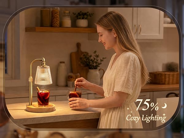 candle warmer lamp with timer