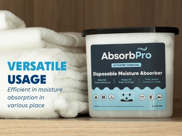 versatile usage charcoal absorber tub 18 oz