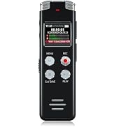 64GB Digital Voice Recorder with Playback: Voice Activated Recorder for Lectures Meetings Intervi...