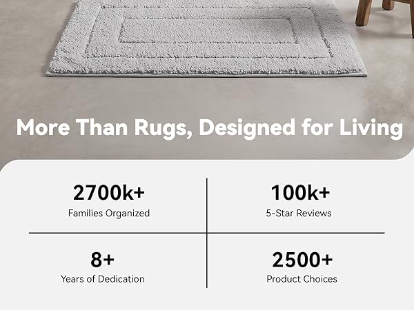 GRANNY SAYS Gray Bathroom Rugs