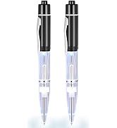 GS GLOWSEEN LED Pen With Light (2cts/Pack), Light Up Pens for Night Writing, Lighted Tip Pen Flas...