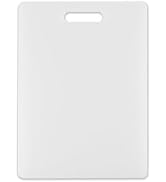 Dexas NSF Polysafe Cutting Board with Handle, 11 by 14.5 inches, White