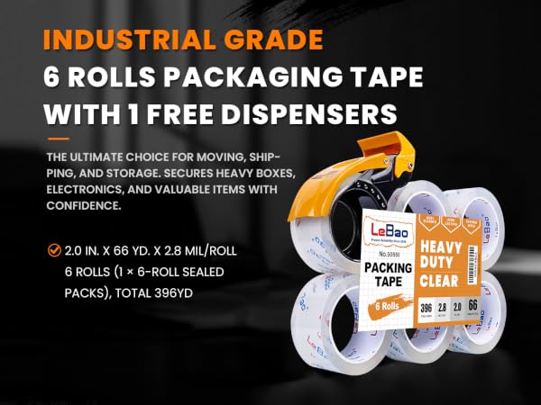 lebao packaging tape The ultimate choice for moving