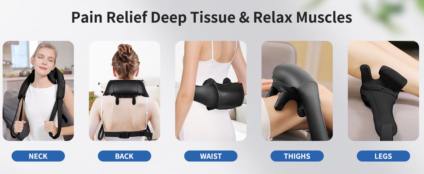 Cordless Neck Massager with Heat