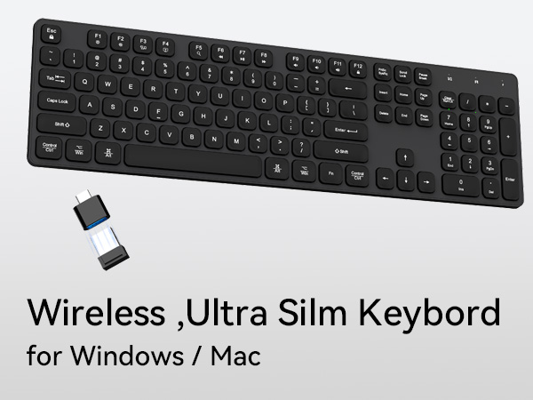 rechargeable wireless keyboard