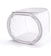 Photomyne Professional Photo Studio Shooting Tent | Photo Light Tent | Light Cube Diffusion - Whi...