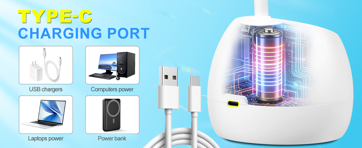 type-c charging uv nail lamp