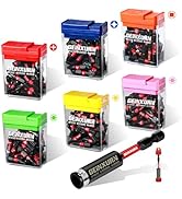 Geinxurn 181 Pieces Impact Screwdriver Bits Set with Colorful Boxes, 1" Magnetic (PH2,PZ2,SQ2,T10...