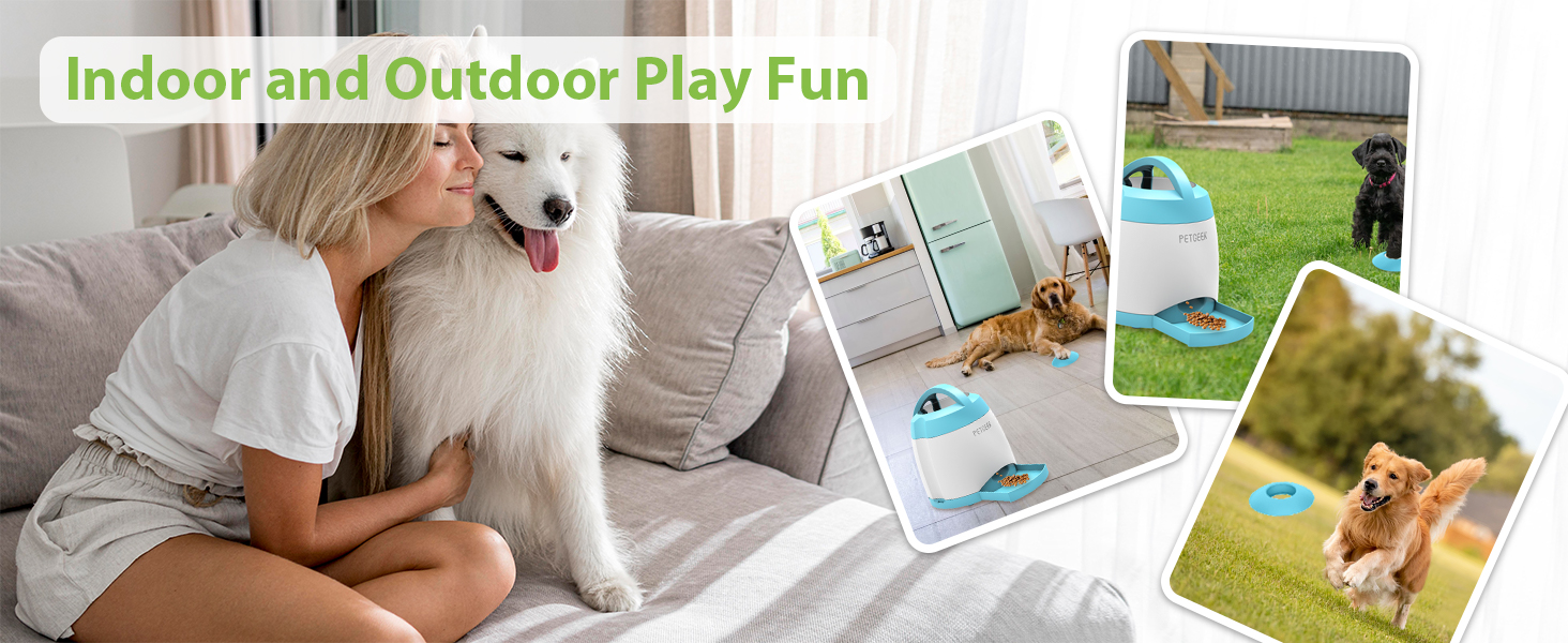 dog toy,interactive automatic dog treat dispenser