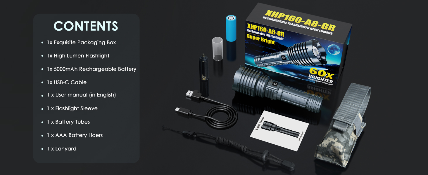 Flashlight with Holster