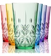 Bravario Royal Plastic Drinking Tumbler, Premium Quality Water Glasses, Dishwasher-Safe BPA-Free ...