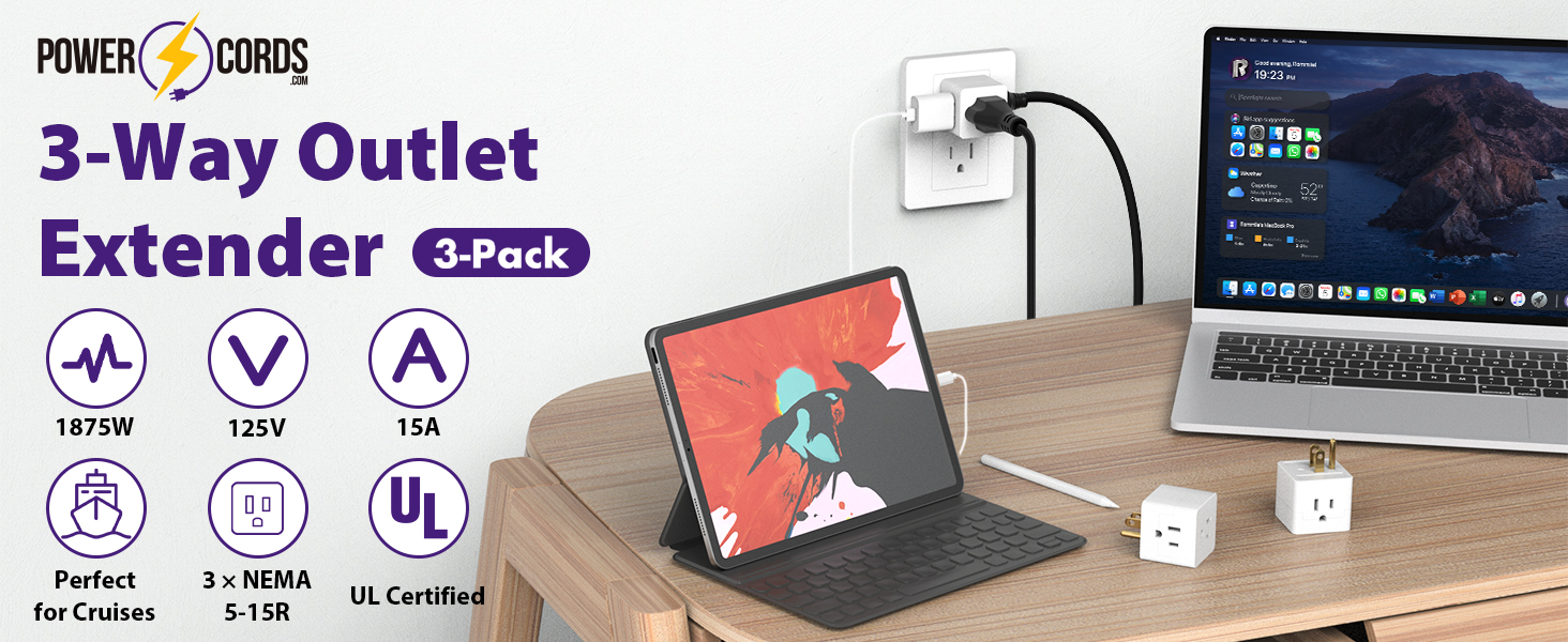 3-Way Outlet Extender