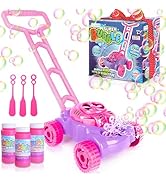 ArtCreativity Bubble Lawn Mower for Toddlers 1-3, Kids Bubble Machine for 1-Year-Old Girl Gifts, ...