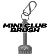 Callaway Golf Mini-Mag Magnetic Club Brush - Compact Golf Club Brush, Groove Cleaner, Golf Bag Ac...