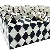 TIMESEEK 30-Pack Gable Treat Boxes with Handles, 6" Pop-Up Party Favor Gift Boxes for Birthday,We...
