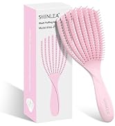 SHINLEA Detangler Brush for Curly Hair, Wet Dry Detangling Hair Brush for Thick Thin Wavy Hair, G...