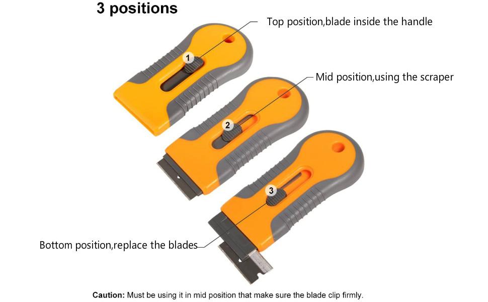 Razor Blade Scraper plastic scraper hob scraper ceramic hob scraper stove scrape gasket glue remover