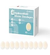 LIFARA Hydrocolloid Blister Bandages for Feet, 2X Fast Moist Healing, Adhesive Waterproof Bandage...