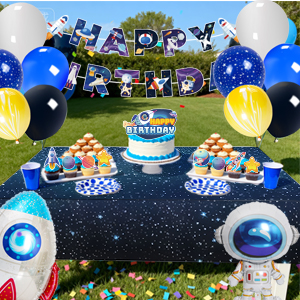 space themed party decorations