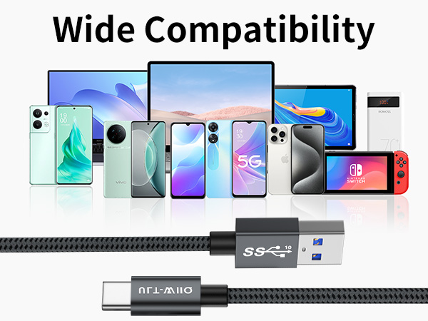 usb a to usb c cable fast charging iphone 15 pro max data transfer type c apple charger high speed