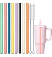 Dakoufish 8 Pack Replacement Straws Compatible with HydroJug Traveler 32oz Flip Lid Tumbler,BPA-F...