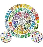 Beads for Rhinestone Diamond Painting Kits, Diamond Painting Accessories, 46000 Pcs Flatback Rhin...